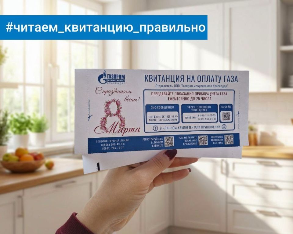 Читаем квитанцию правильно! Что важно знать потребителю газа?