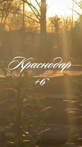 Выходные встречают краснодарцев ясной погодой