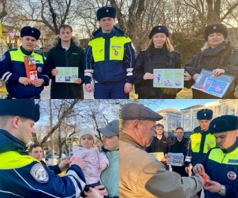 Автоинспекторы Кубани призывают пешеходов использовать световозвращающие элементы