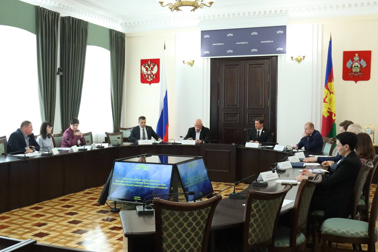 Заместитель председателя краевого парламента Сергей Болдин провел заседание рабочей группы комитета по вопросам имущественных и земельных отношений