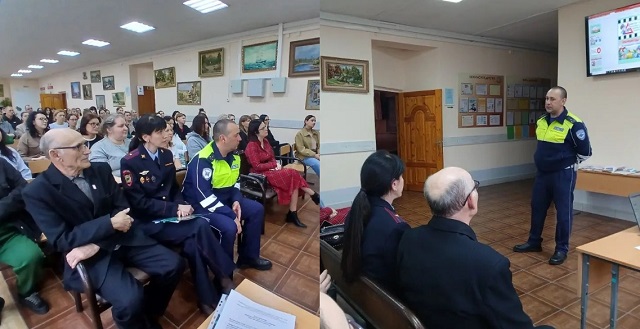 Автоинспекторы Кубани в преддверии весенних каникул проводят профилактические беседы с родителями