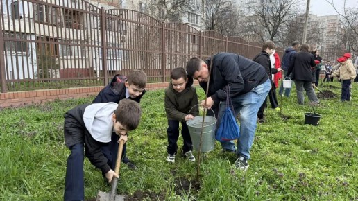 В Краснодаре стартовала акция по озеленению