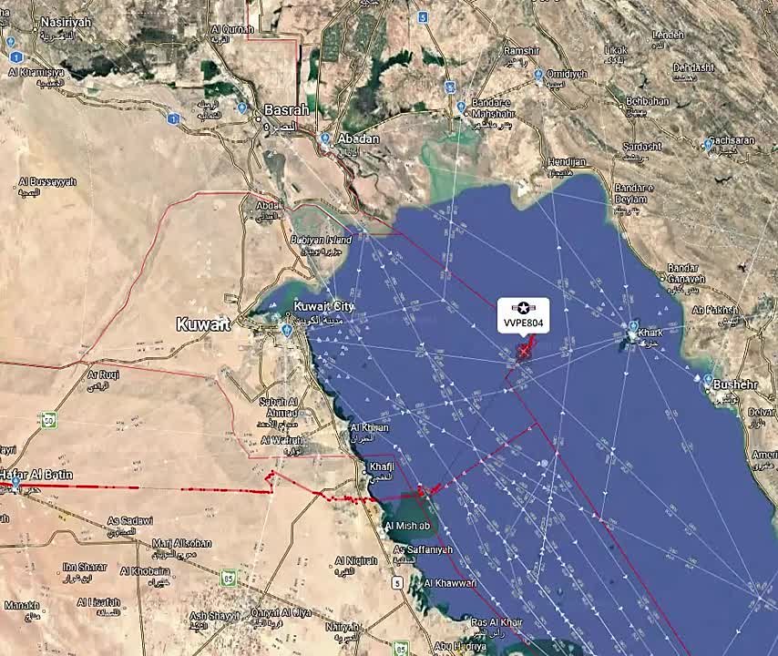 Американский беспилотник Northrop Grumman MQ-4C Triton провёл крайне короткую и быструю разведку острова Харк, который, предположительно, собираются штурмовать американские морпехи