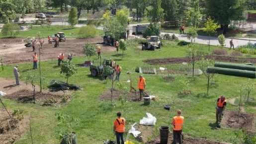 Реконструкцию парка Ривьера продолжают в Сочи