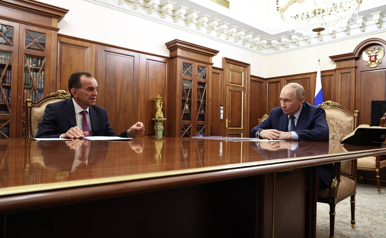 Вениамин Кондратьев: Благодарю Владимира Владимировича Путина за постоянное внимание к Краснодарскому краю