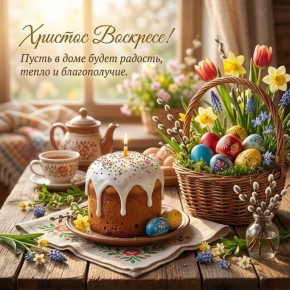 Избирательная комиссия Краснодарского края поздравляет всех православных с праздником Светлой Пасхи!