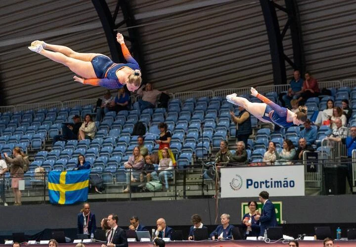 С 8 по 12 апреля в португальском городе Портимао прошли чемпионат и первенство Европы по прыжкам на батуте.