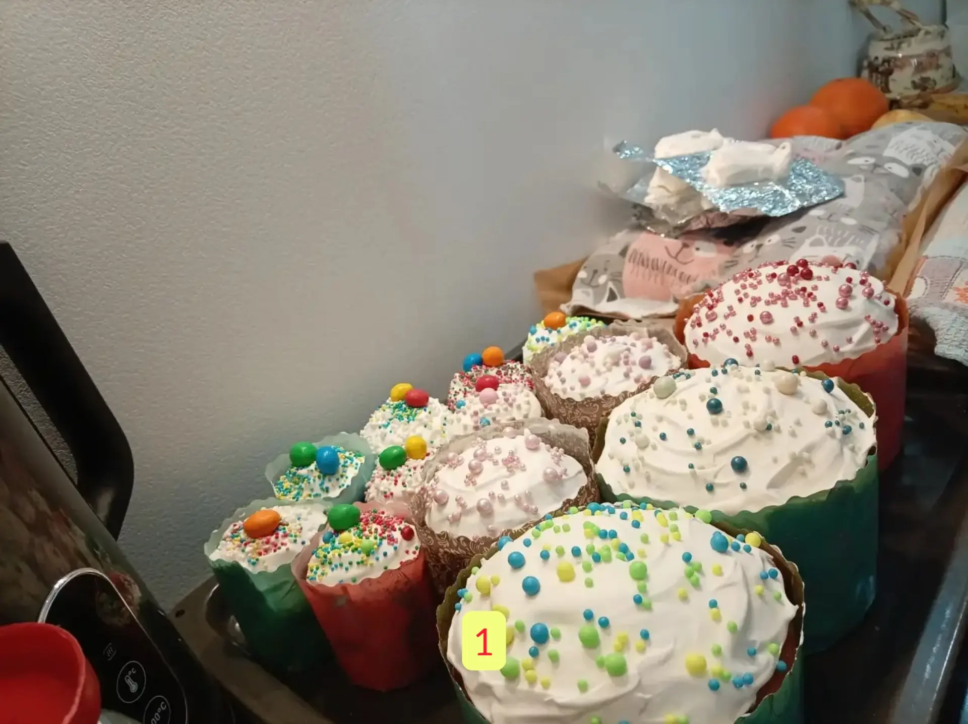 Второй этап нашей битвы куличей