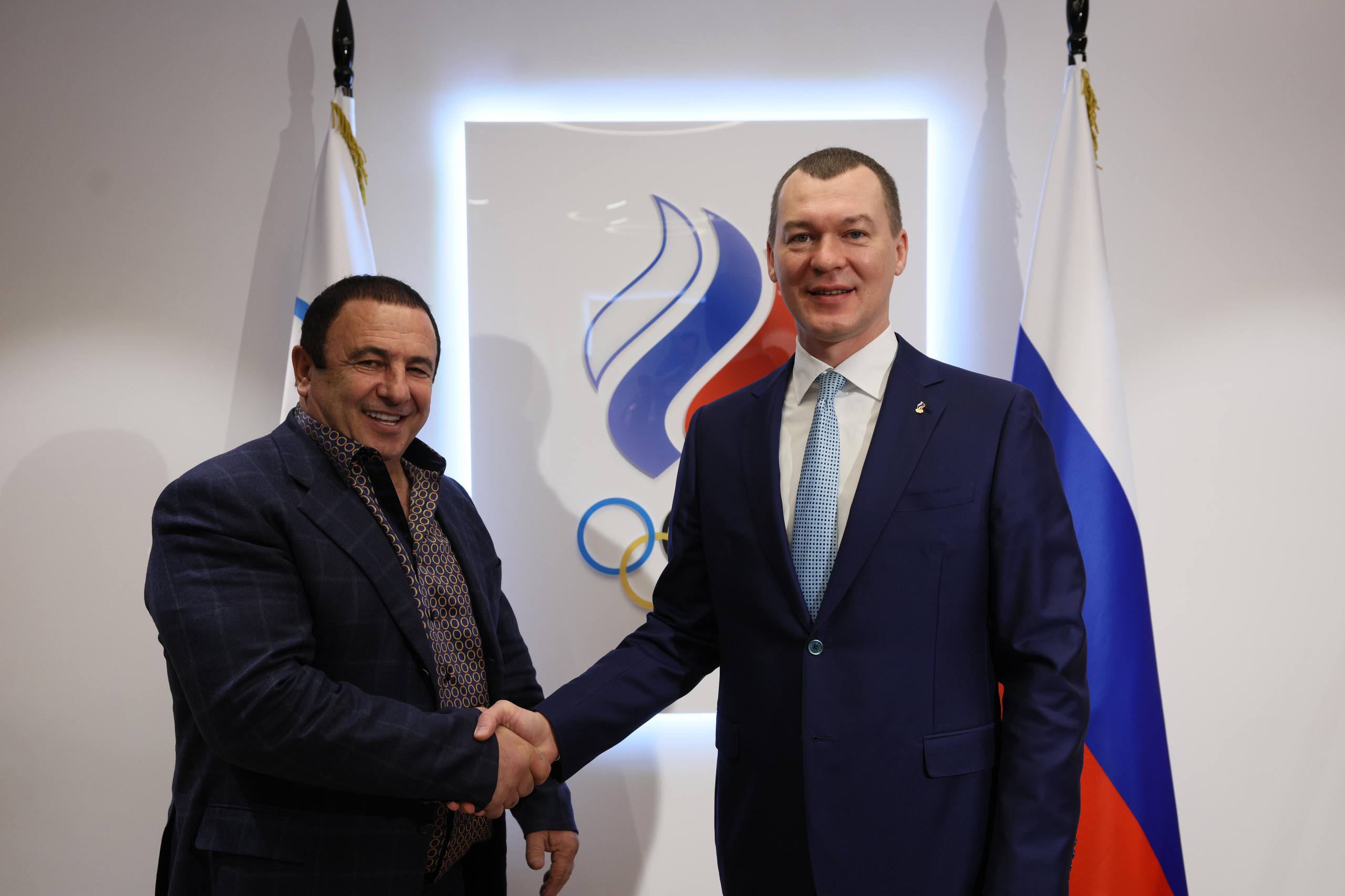 Михаил Дегтярёв: Сегодня в Олимпийском комитете России провел встречу с Президентом Олимпийского комитета Армении Гагиком Царукяном