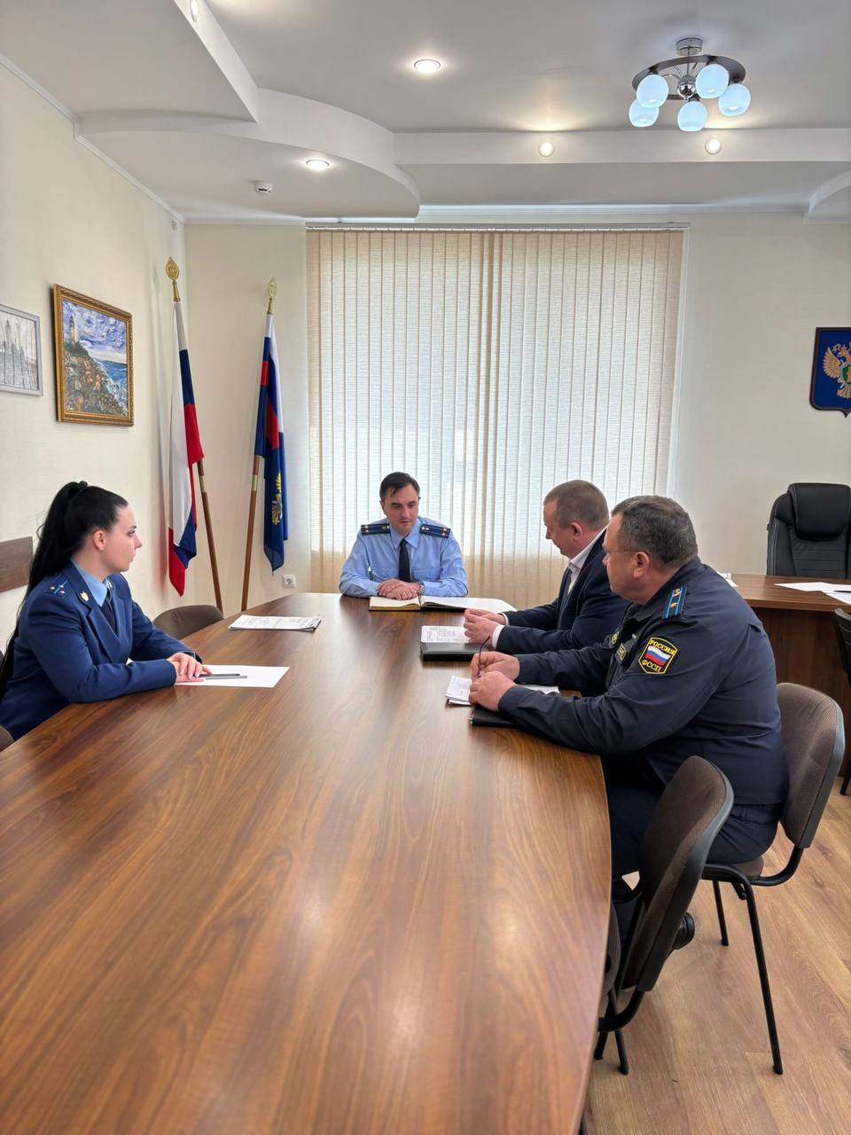 Прокурором Приморско-Ахтарского района проведена межведомственная рабочая группа по вопросам исполнения судебных актов по исковым заявлениям прокуратуры