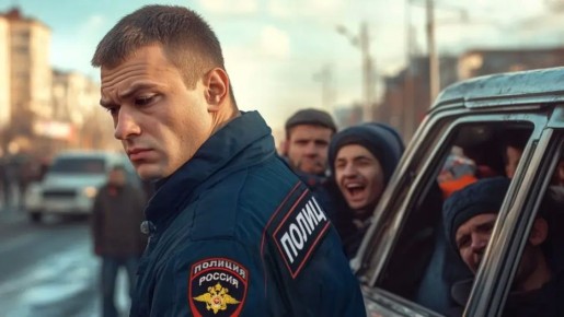 Полицейский "устал от урусов". Работает в России - вот это поворот