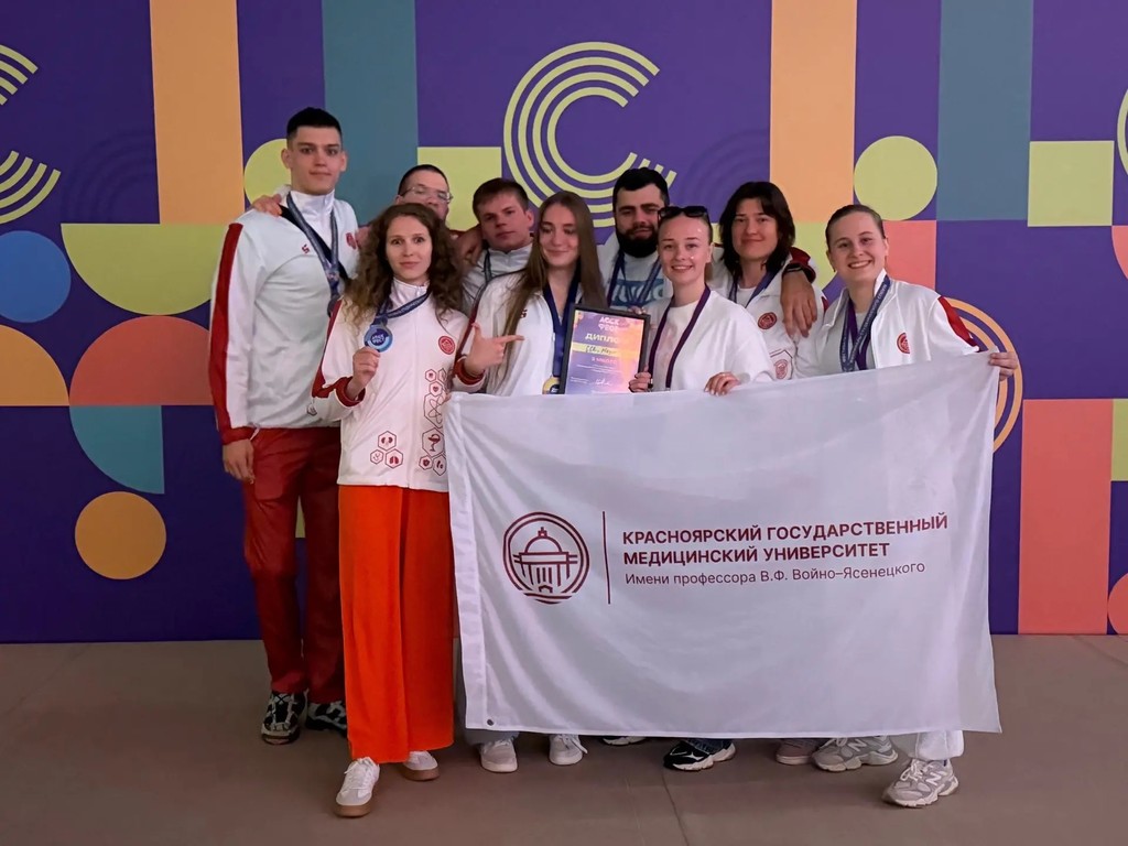 «Серебро» в финале всероссийских соревнований «УниверЛига ГТО» завоевала команда КрасГМУ Минздрава России