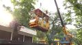 В районе санатория «Солнечный берег» начались работы по демонтажу незаконно размещённых объектов торговли и развлечений