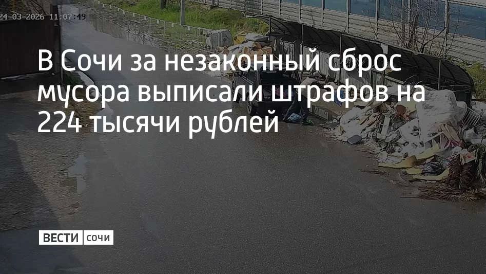 С начала года административными комиссиями Сочи рассмотрено 190 дел о нарушениях правил благоустройства, связанных с незаконным сбросом мусора