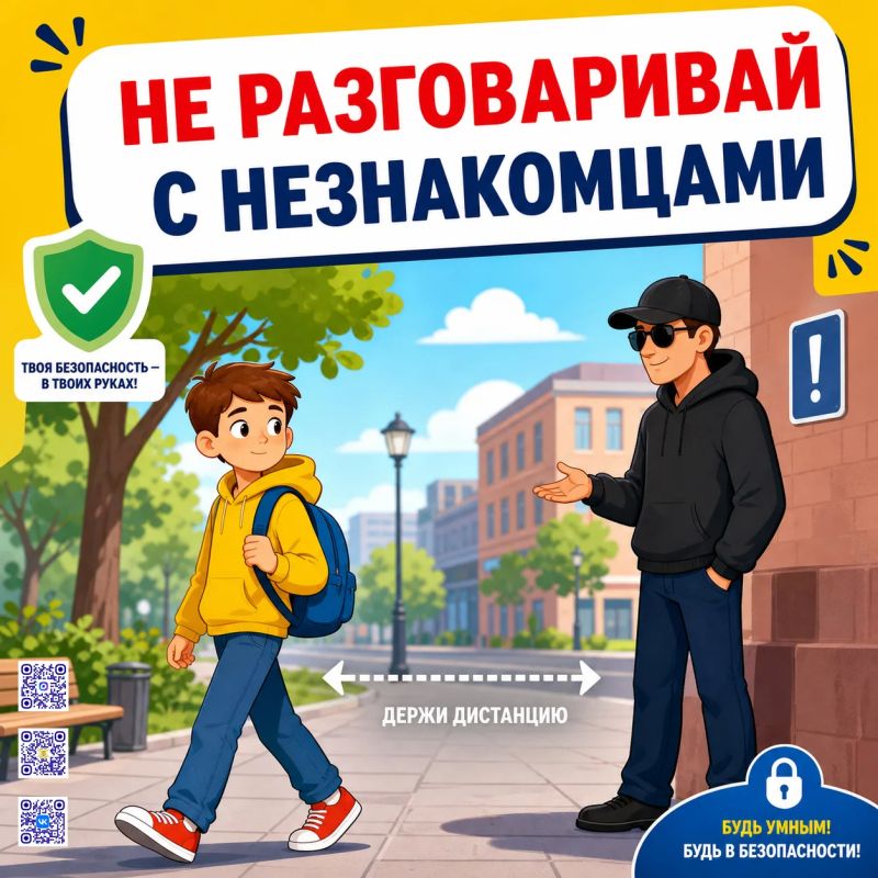 Летние каникулы — время приключений! Но не забывай о безопасности на улице и в людных местах