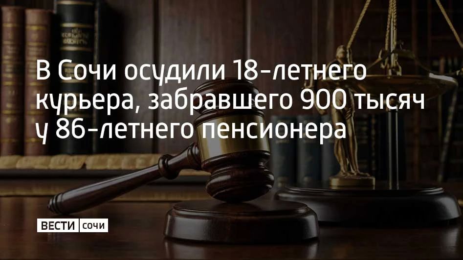 Центральный районный суд Сочи вынес приговор 18-летнему жителю Краснодара, признанному виновным в мошенничестве в крупном размере