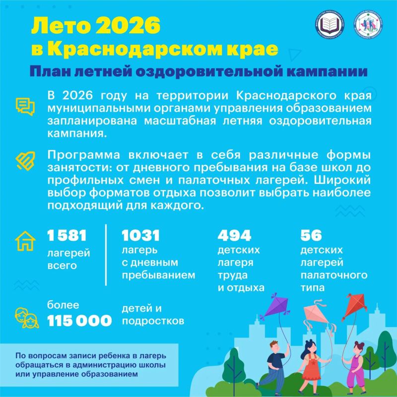 Летние каникулы 2026: яркие впечатления для ваших детей!