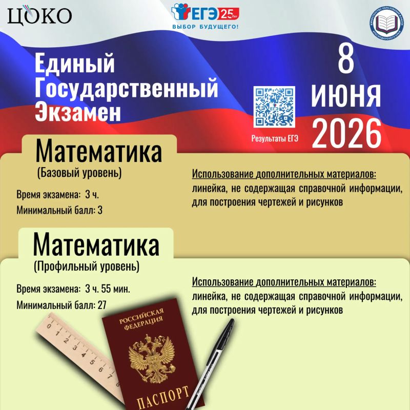 Сегодня, 8 июня, в рамках основного периода проводится ЕГЭ по математике базового и профильного уровней