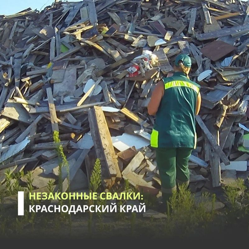 В Росприроднадзор поступило обращение о несанкционированном размещении отходов в Белореченском районе Краснодарского края