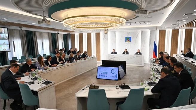Вениамин Кондратьев: Принял участие в совещании, которое провел зампред Правительства России Дмитрий Патрушев