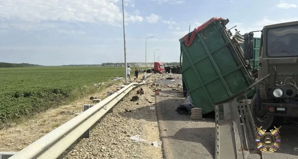 Мужчина погиб в ДТП с двумя большегрузами в Тимашевском районе