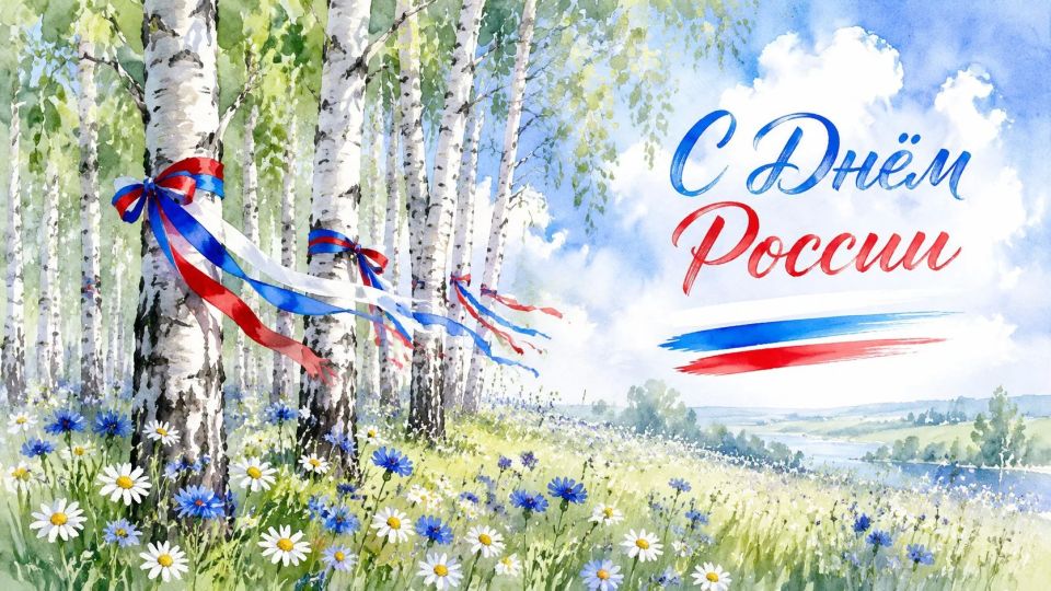 Дорогие друзья! Сердечно поздравляем вас с государственным праздником – Днём России!