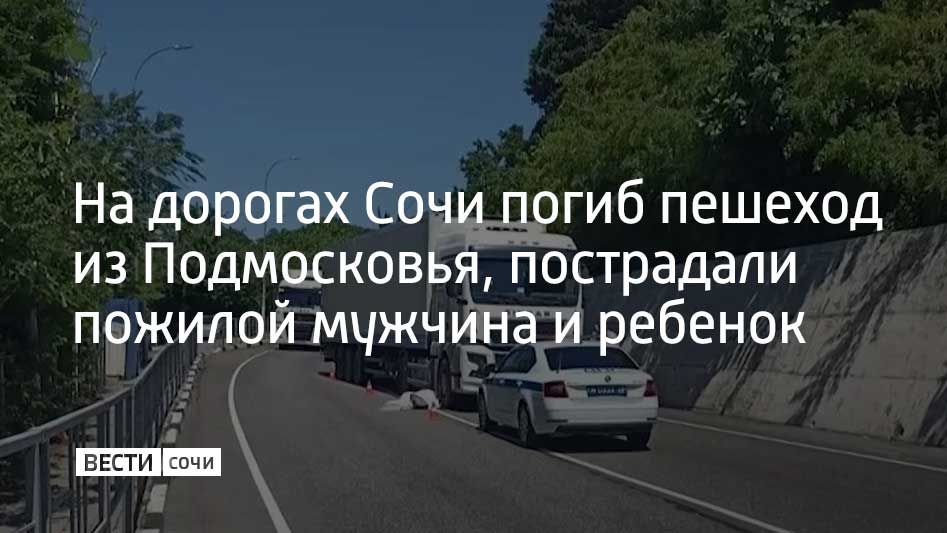 В Лазаревском районе на федеральной трассе "Джубга – Сочи" большегруз сбил 57-летнего жителя Московской области — мужчина перебегал дорогу в неположенном месте