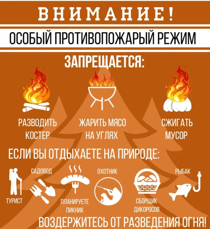 Особый противопожарный режим: главные правила безопасности