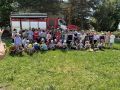 Огнеборцы станицы Кущевской провели выездной урок ОБЖ для детей из летнего лагеря