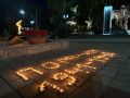 В Армавире зажгли огненные надписи в память о погибших в годы Великой Отечественной войны
