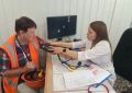 Сотрудники поликлиники НКЦ ФМБА провели выездной День здоровья на Новороссийском судоремонтном заводе
