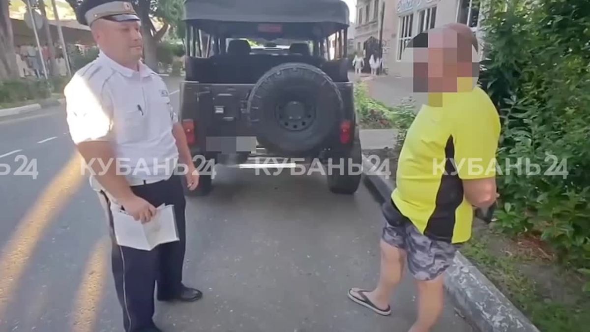 Полицейские поймали водителя, который устроил джиппинг-тур для младенца в Сочи
