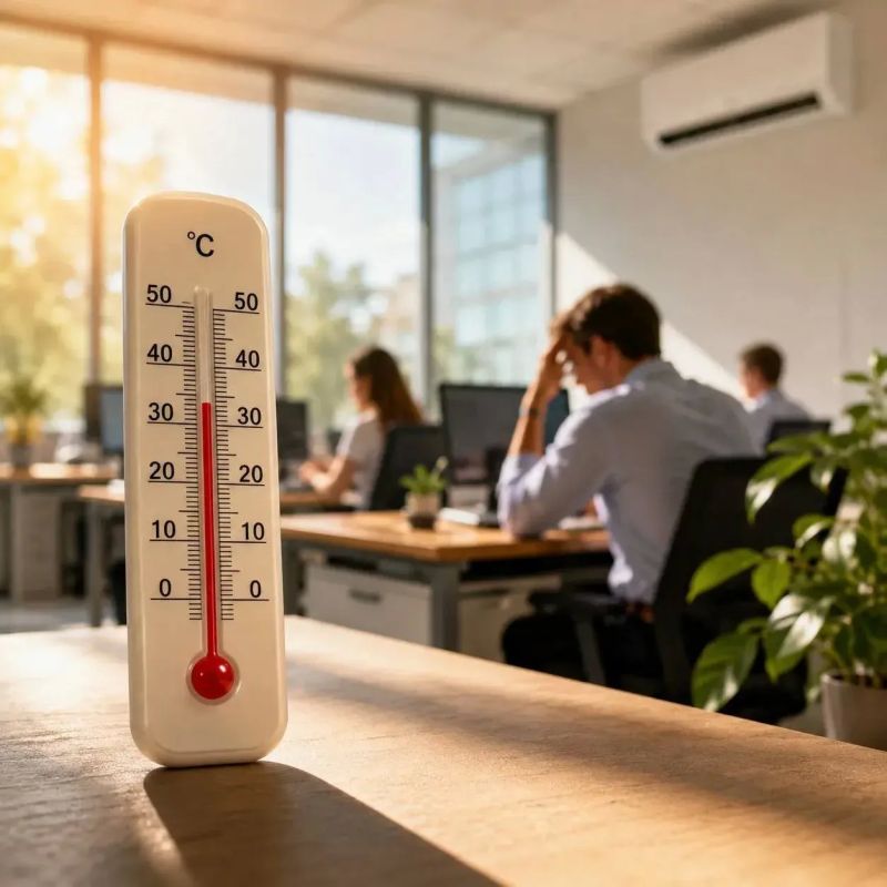 Работников могут отпускать домой при жаре выше +32,5 °C