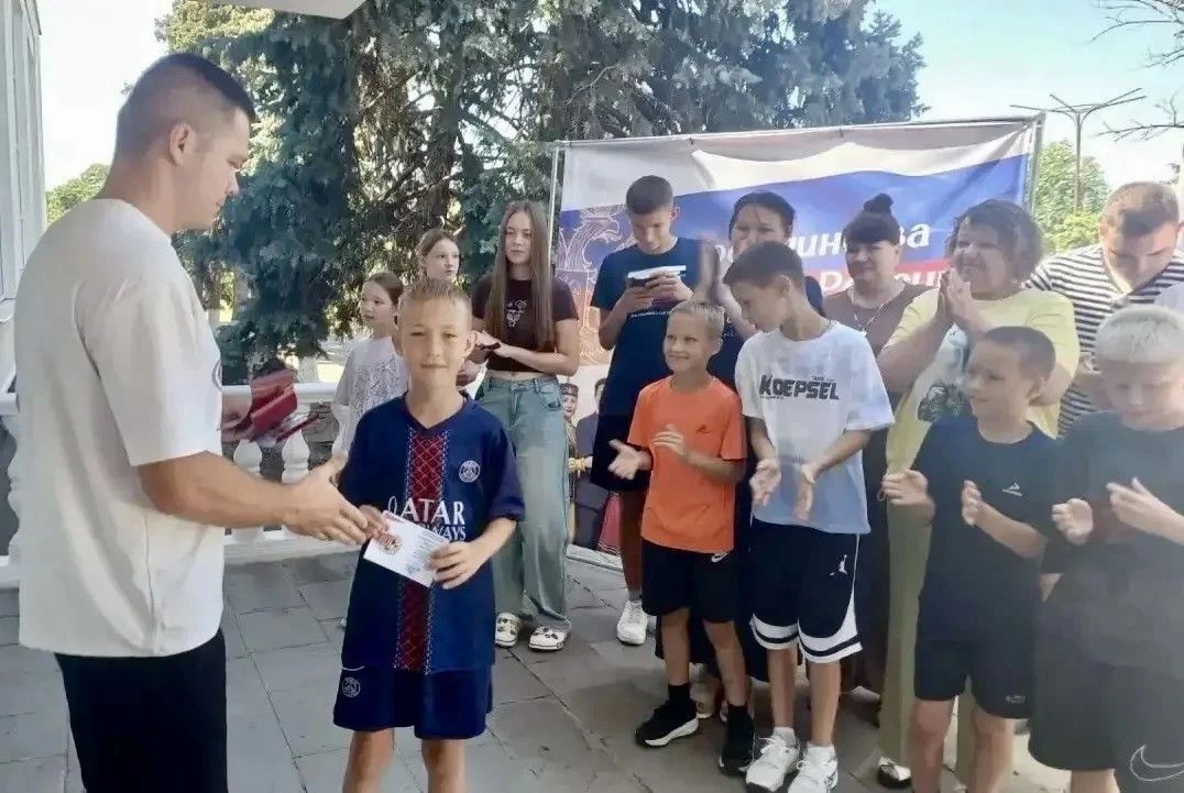 В Ейском районе продолжается торжественное вручение знаков ГТО