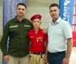 Глава региона вручил золотой нагрудный знак «Юнармейская доблесть» I степени ейчанину Владиславу Панову
