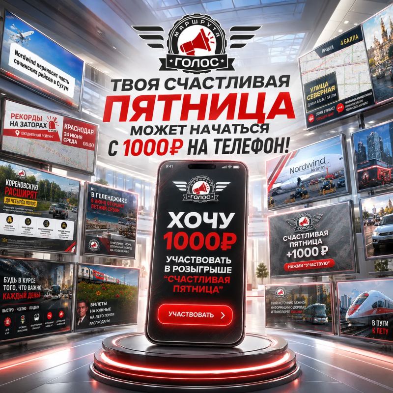 Напоминаем: у нас проходит «Счастливая пятница»!