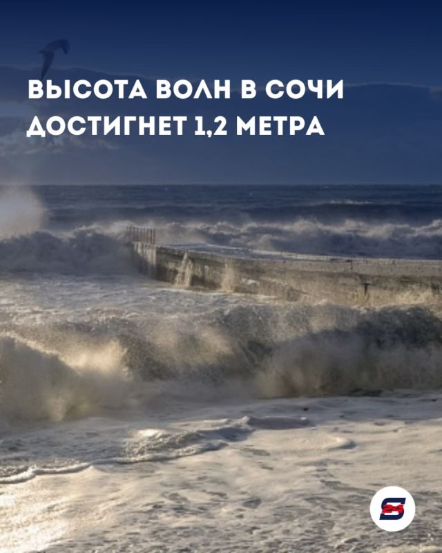 В Сочи усилится волнение моря