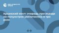 Крымский мост: очередь при въезде на полуостров увеличилась в три раза