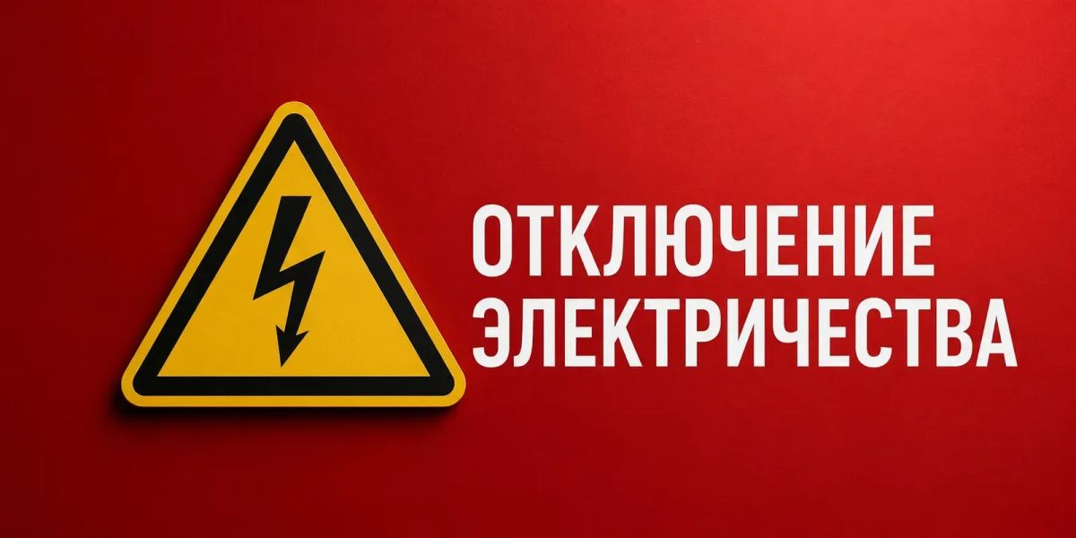 Об отключении электроэнергии 15 июля