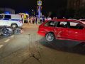В Краснодаре автомобилист отправил мотоциклиста на больничную койку