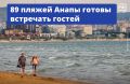Уже 89 пляжей Анапы получили разрешение на открытие курортного сезона, ещё 12 — проходят экспертизу