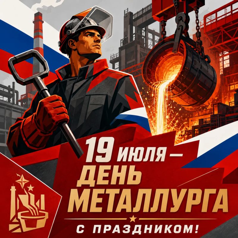 19 ИЮЛЯ - ДЕНЬ МЕТАЛЛУРГА. Уважаемые армавирцы!