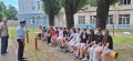 В Кропоткине транспортные полицейские и общественники провели профилактическую акцию для школьников
