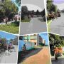 В самых жарких условиях, в прямом и переносном смысле, работают в эти дни ейские коммунальщики на улицах города