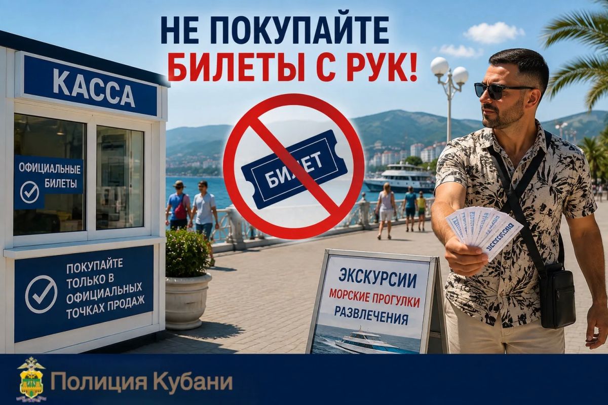Покупайте билеты только в официальных местах!