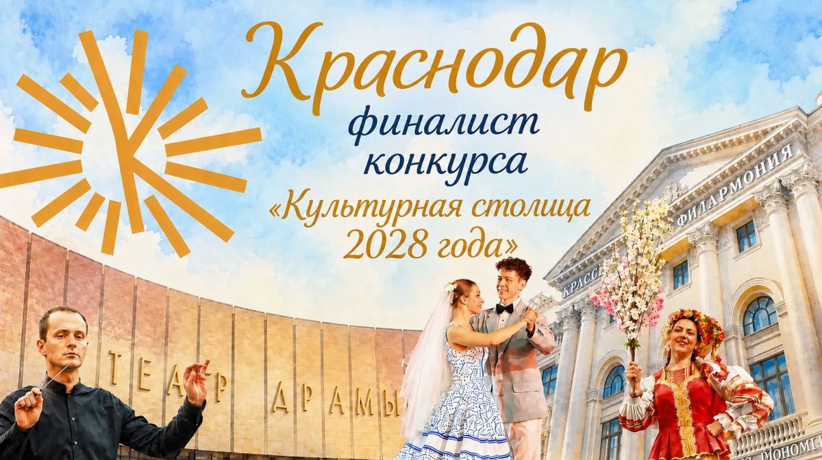 Краснодар вошёл в число финалистов конкурса «Культурная столица 2028 года»