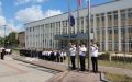 В Новороссийской полиции состоялось торжественное построение, посвящённое Дню Государственного флага Российской Федерации