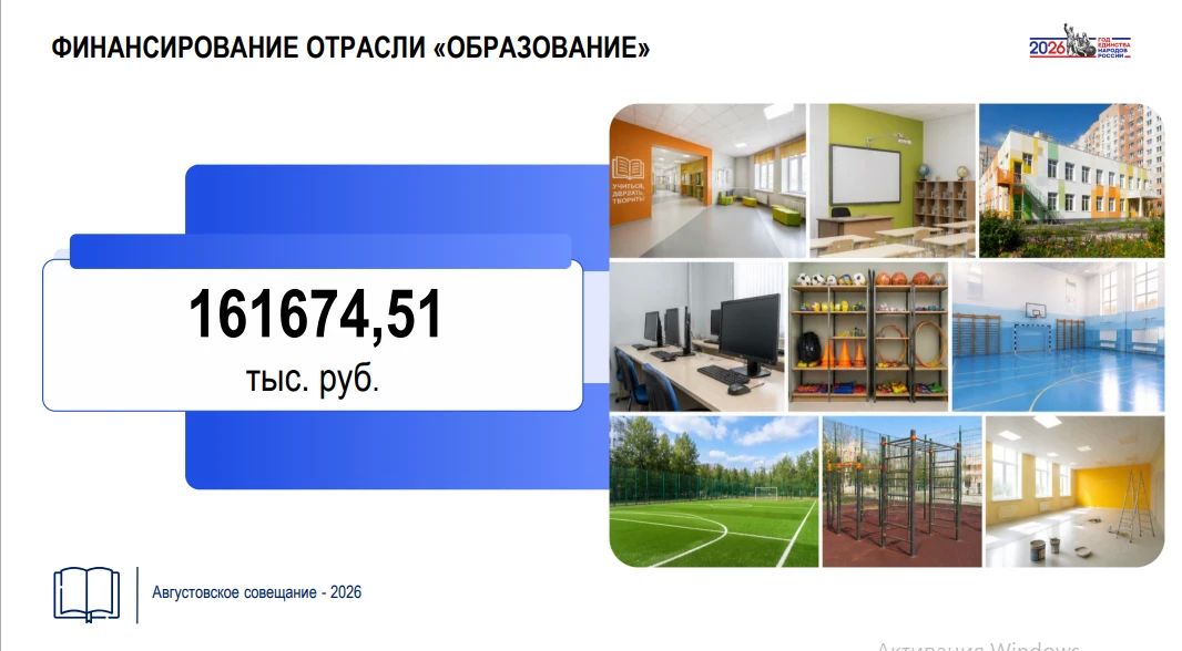 На развитие образовательной среды Ейского района из бюджетов разных уровне было направлено 161,7 миллионов рублей