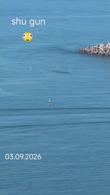 Уничтожение одного из БЭКов во время сегодняшней атаки порта Сочи