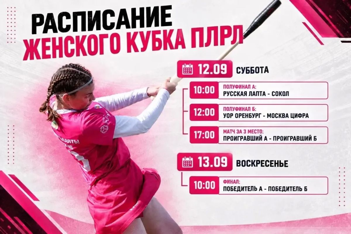 В Витязево пройдет финальный этап Женского Кубка ПЛРЛ по русской лапте